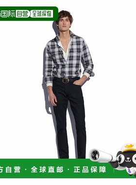 香港直邮Tom Ford 格纹长袖衬衫 4FT57094USMI