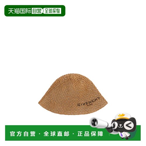 香港直邮GIVENCHY 女士帽子 BGZ05JB298250 AW2026 棕色 徽标帽子