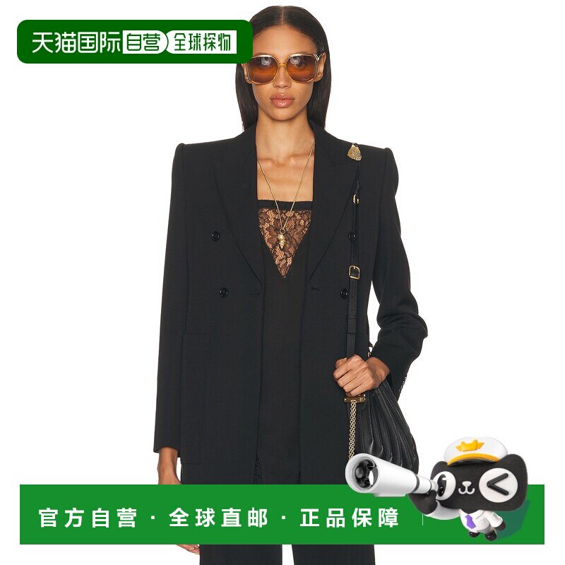 香港直邮Chloe 蔻依 女士 双排扣羊毛西装外套 CH25UVE30通勤