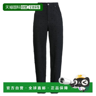 1h可退 香港直邮GOLDEN GOOSE 女士 休闲长裤 black黑色 舒适时尚