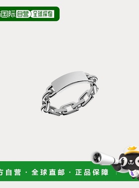 自营欧洲直邮RalphLauren拉夫劳伦 The Chunky Chain银质印章戒指