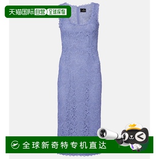 流苏边齿纹中长连衣裙 1h可退 香港直邮Etro 艾特罗 女士