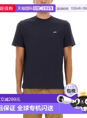 1h可退 香港直邮AUTRY 男士 蓝色T恤 TSPMA7CB blue蓝色 舒适时尚