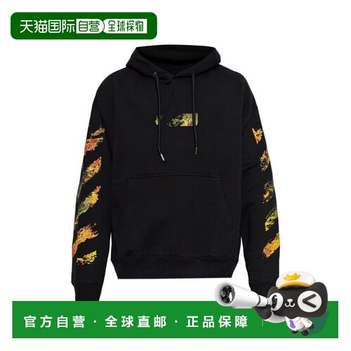 香港直邮off-white 男士 米白黑色毛线衫 44MBB085F26F004001