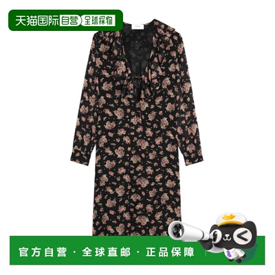 1h可退 香港直邮CELINE 女士半身裙 2R62K538V96RN AW2023 黑色