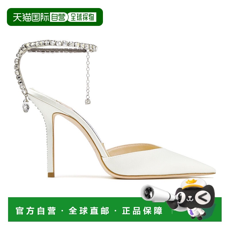 欧洲直邮JIMMY CHOO 25秋冬  J000140765/IVORY CRYSTAL JCHY3Z5X