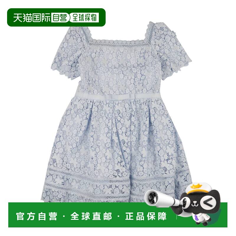 1h可退 香港直邮Self-Portrait 女童 连衣裙童装 blue蓝色 舒适时