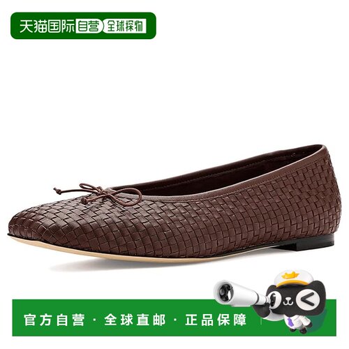 1h可退美国直邮VINCE 女士 Darla Ballerina/Skimmer编织芭蕾鞋