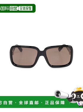 1h可退 香港直邮JACQUEMUS 女士太阳镜 JAC860C1SUN CO 黑色 Caba