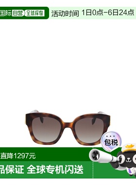 香港直邮Fendi 徽标太阳镜 FE40098I正品舒适遮阳显脸小高级感