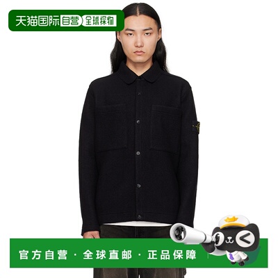 1h可退 香港直邮Stone Island 石头岛 男士 黑色 5100058 Felted