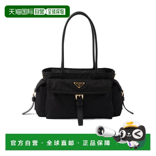 香港直邮Prada 徽标手提包 1BG596RDLNVOOO单肩包 【付后1h可退】