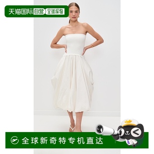 香港直邮Simkhai Izzy 1h可退 女士 舒适时 中长连衣裙 beige米色