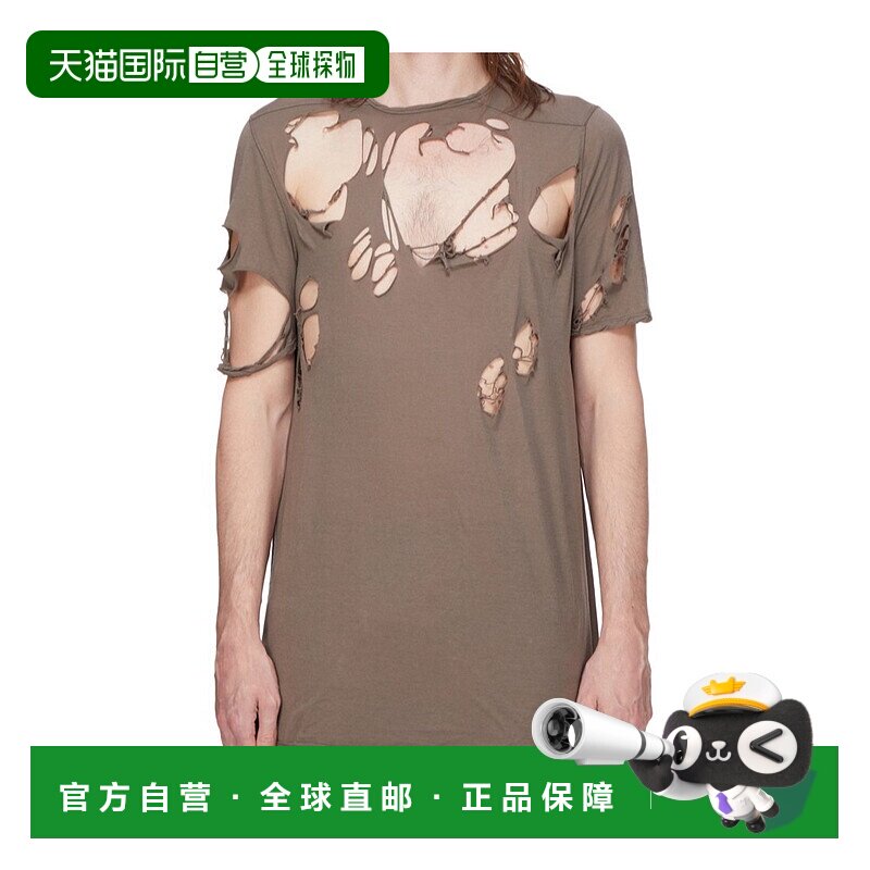 香港直邮Rick Owens Drkshdw LEVEL T恤 DU01E3250BHDSD