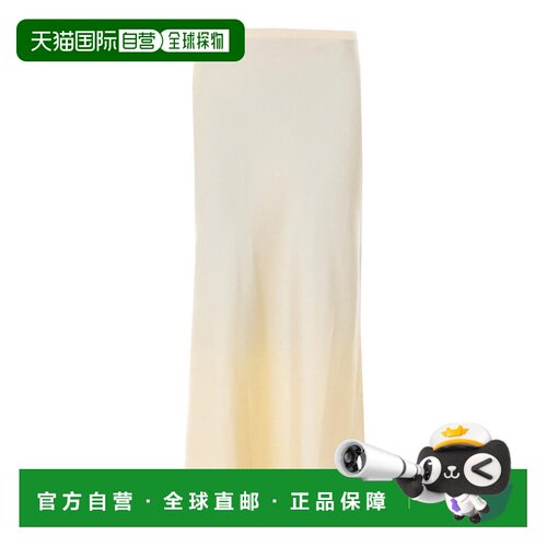 香港直邮Anine Bing 女士半身裙 SS2026 A044001CRM02 米白色长裙
