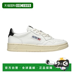 1h可退 香港直邮AUTRY 女士 白色皮质低帮运动鞋 AULWLL22WHITEBL