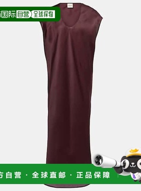 1h可退 香港直邮KHAITE 女士 Darby 真丝长款连衣裙 red红色 舒适