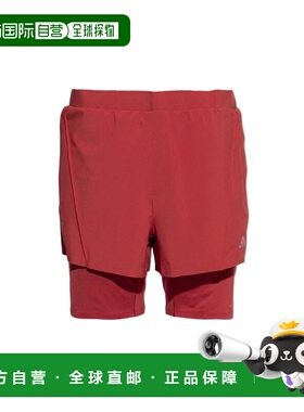 1h可退 香港直邮ADIDAS 男士短裤 KR78430ACTMAR SS2026 红色 ADI
