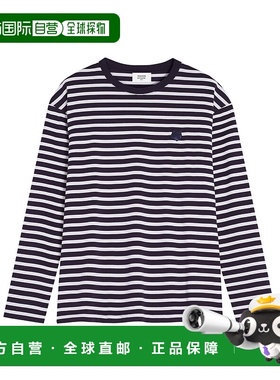 香港直邮Maison Kitsune 狐狸头贴片 T 恤 OM00125KJ0044