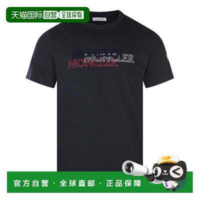 1h可退 香港直邮MONCLER 男士T恤 K20918C0005589AZ9778 AW2025
