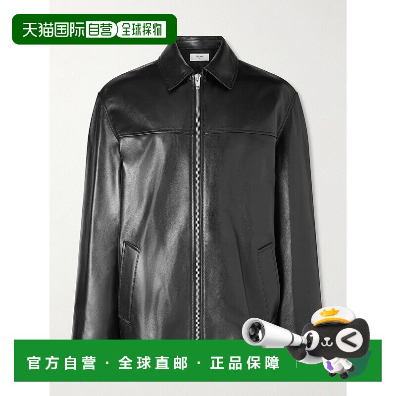 香港直邮Celine 思琳 男士 皮革夹克 RV14I1437 black黑色 舒适时
