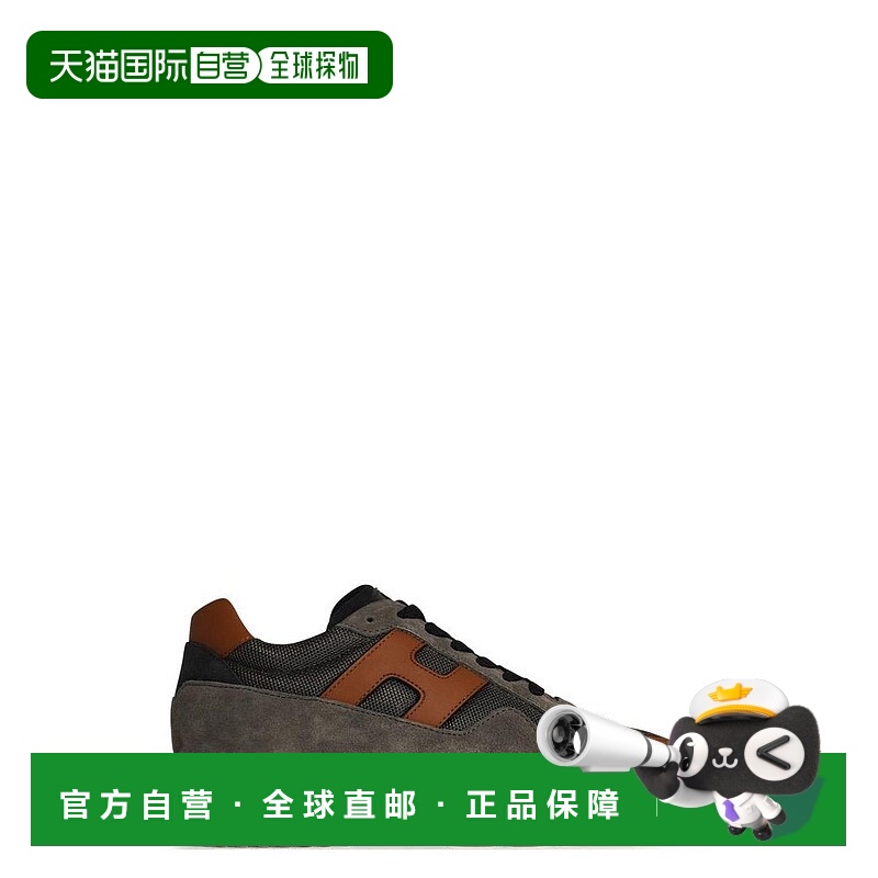 1h可退 香港直邮Hogan 男士 系带运动鞋 HXM3710EG30FA6 grey灰色