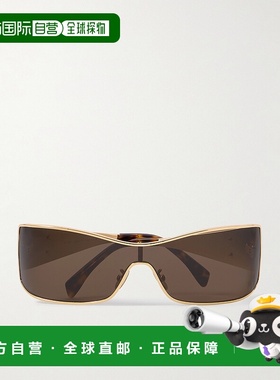 1小时内可退 香港直邮Celine 思琳 女士 徽标太阳镜 CL40283U bro