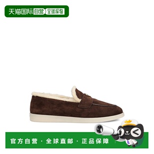 香港直邮Prada 普拉达 男士 棕色平底鞋 2DG1243LRF男鞋一脚蹬