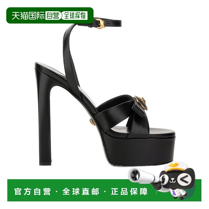 香港直邮Versace 粗跟高跟凉鞋 1017314DVT2P范思哲