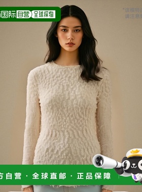 香港直邮Jil Sander 徽标圆领针织衫罩衫 J02GP0009J14508长袖