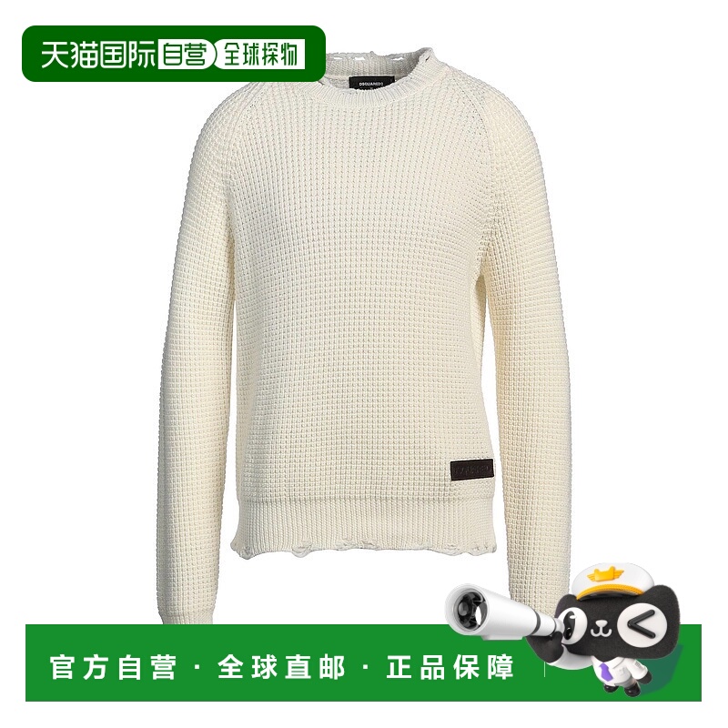 1h可退 香港直邮Dsquared2 二次方 男士 毛衣 white白色 舒适时尚