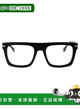 1h可退 香港直邮HUGO 雨果 男士 黑色醋纤眼镜 BOSS1597 black黑