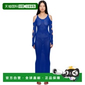 香港直邮off 连衣裙 white 蓝色 1h可退 Net 女士 Hole OWHI087S2