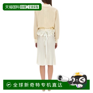 女士 1h可退 margiela 欧洲直邮mm6 连衣裙亚麻 maison