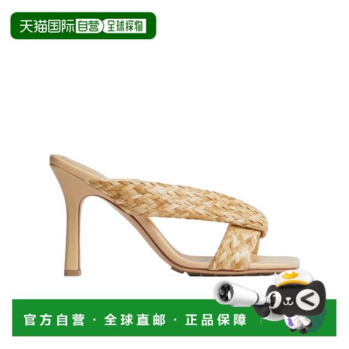 香港直邮Bottega Veneta 编织高跟凉鞋 855906V0G【付后1h可退】