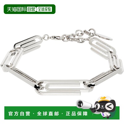 香港直邮off-white 男士 Paperclip Chain 手链 OMOA110S26MET001