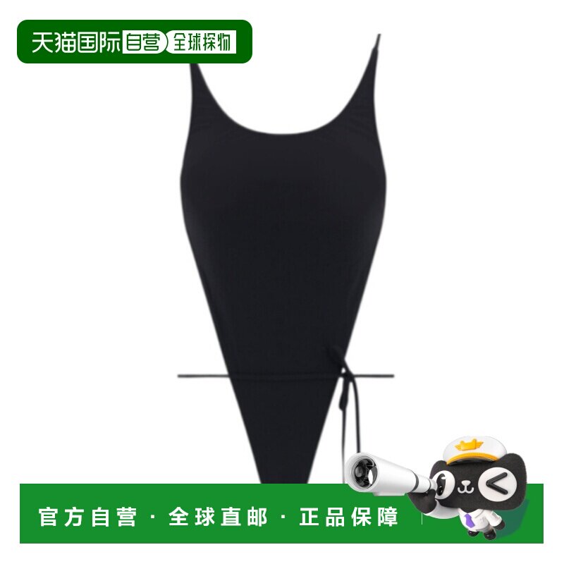 1h可退 Saint Laurent 抽绳露背连体泳衣 781217Y37PG