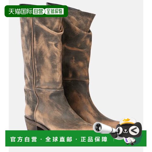 香港直邮KHAITE/Clive女士中筒靴 【付后1h可退】