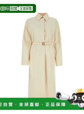 1h可退 香港直邮Fendi 芬迪 女士 长款单排扣大衣 FF8994AM3S