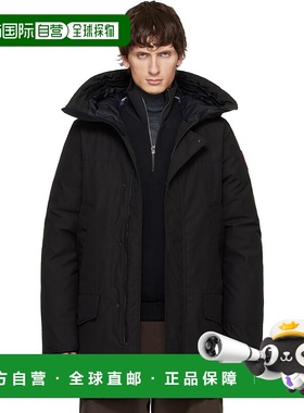 1h可退 香港直邮Canada Goose 加拿大鹅 男士 黑色 Langford 羽绒
