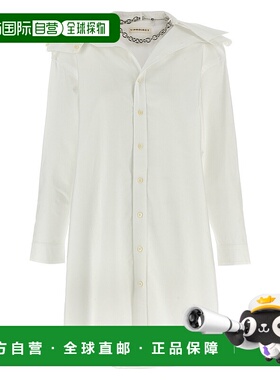 香港直邮Y PROJECT 女士 Chemisier 连衣裙 101DR004EVERGREENWHI