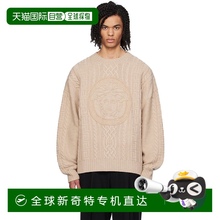 香港直邮Versace 范思哲 男士 驼色 Medusa 毛衣 10135561A09578