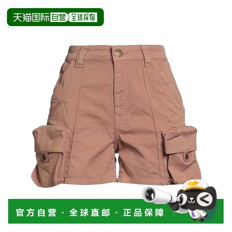1h可退 香港直邮Pinko 品高 女士 短裤 brown棕色 舒适时尚,女装/女士精品,休闲裤,淘宝优惠券,粉丝福利购,淘宝优惠卷