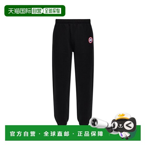 香港直邮CANADA GOOSE 女士休闲裤 1520W0BLACK CO 黑色 