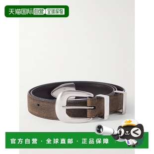 思琳 中型西部風腰帶 男士 Effect 45BBX3A皮带 Waxed Celine