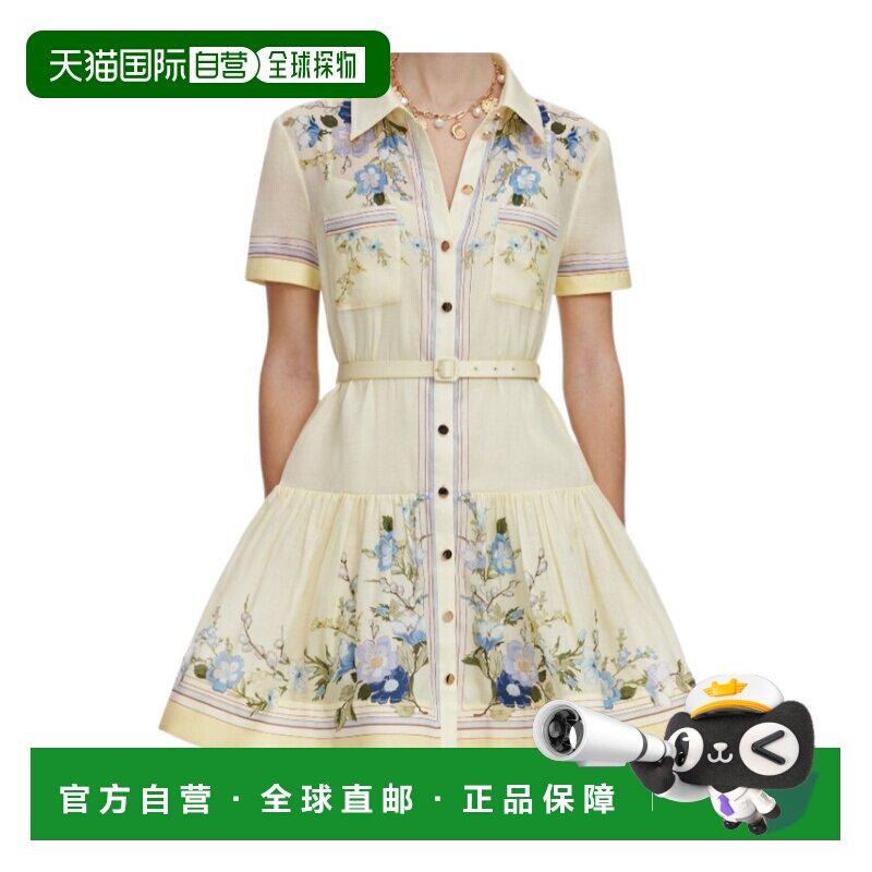 香港直邮SELF-PORTRAIT 女士连衣裙 AC26002SY CO 花色 短袖连衣