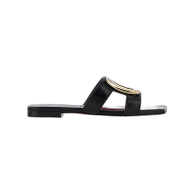 Roger Vivier 方头拖鞋 RVW74738070BSS女鞋 【付后1h可退】