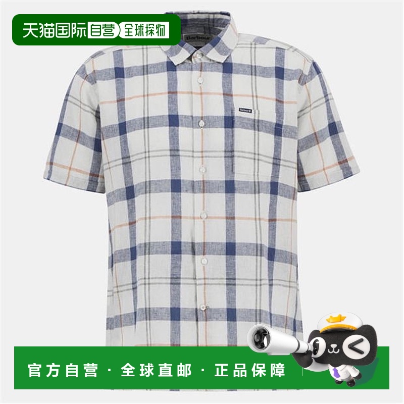 1h可退 香港直邮Barbour 巴伯尔 男士 Croft 短袖常规衬衫
