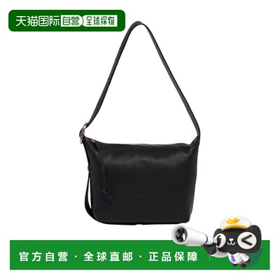 香港直邮LOEWE 男士斜挎包 BB22CMDX081100 AW2026 黑色 拉链单肩