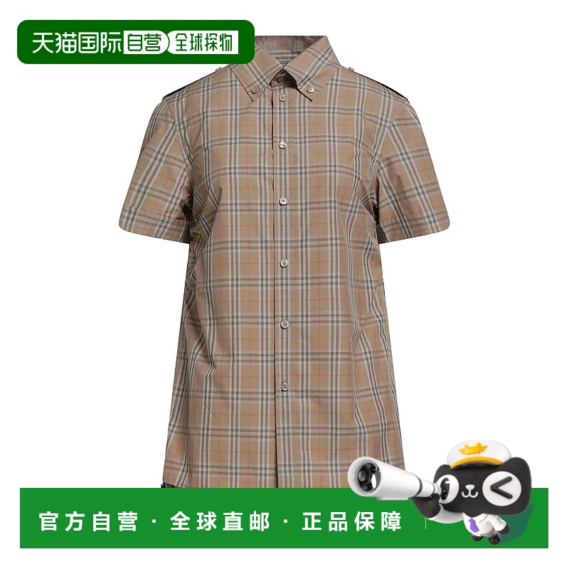 1h可退 香港直邮Burberry 巴宝莉 女士 Blouses 花纹衬衫博柏利